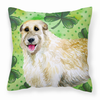 St Patrick's With Dog Fabric Decorative Pillow - S000213B001695P114317V000
