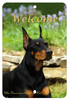 Doberman Cropped - Best of Breed  Indoor/Outdoor Aluminum Sign