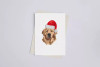 Christmas Golden Retriever - Greeting Card - 149900993