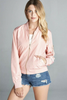 Light Weight Bomber Jacket Blush