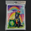 Belgian Sheepdog St Patrick's Day Greeting Cards Pack of 8