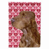 Hearts Love and Valentine's Day Dog Portrait Flag Garden Size - SS4525GF