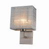 Prescott Silk Silver Wall Sconce