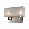Prescott Silk Silver Wall Sconce