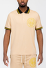 Lion Head Polo Shirt - EMT4104-KH-S
