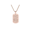 Solid Stainless Steel Sentimental Message Tag Necklace By Pink Box Part 2 - PinkBox-25-6946