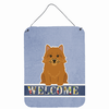 Welcome Sign with Dog Wall or Door Hanging Prints - BB5601DS1216