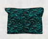 faux leather Printed Canvas Zipper Bag