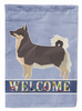 Swedish Vallhund Welcome Flag Garden Size
