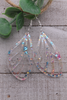 Glitter Butterfly Wings Dangle Earrings