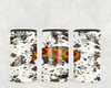 faux cowhide Buffalo  Steel can hugger - optional speaker