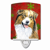 Snowflakes Holiday Dog Art Ceramic Night Light - SC9437CNL