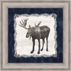 Blue Cliff Mountains IV-Moose by Tara Reed, Framed Wall Art