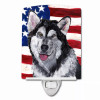 USA American Flag with Dog Ceramic Night Light - S000213B001695P103674V000