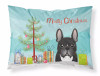 Christmas Tree and Dog Fabric Standard Pillowcase - S000213B001695P058104V000