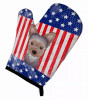 American Flag and Dog on Oven Mitt - S000213B001695P069322V068