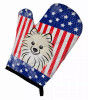 American Flag and Dog on Oven Mitt - S000213B001695P069322V043