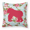 Animals Shabby Chic Fabric Decorative Pillow - BB1129-RS-BU-PW1818