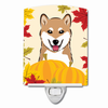 Thanksgiving Design with Dog Ceramic Night Light - S000213B001695P099362V000
