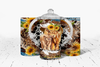 Highland Cow and Calf Insulated Kids Dual Lid Sippy Cup Tumbler