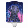 Starry Night Dog Art Ceramic Night Light - S000213B001695P103718V000