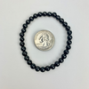Shungite Stretch Bracelet | Rounded Beads 6mm | Russia