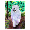 Samoyed Flag Canvas House Size