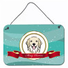 Merry Christmas Design with Dog Art Wall or Door Hanging Prints - S000213B001695P055747V000