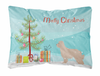 Christmas Tree Dog Art Canvas Fabric Decorative Pillow Style 2 - BB2936PW1216
