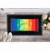 Love Wins Sublimation Heavy Duty Door Mat