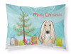Christmas Tree and Dog Fabric Standard Pillowcase - S000213B001695P058121V000