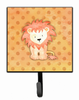 Polkadot Lion Watercolor Cartoon Art Themed Watercolor/Polkadot Leash or Key Holder
