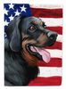 American Flag with Dog Artwork Flag Garden Size - CK6653GF