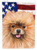 American Flag with Dog Artwork Flag Garden Size - CK6655GF