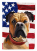 American Flag with Dog Artwork Flag Garden Size - CK6641GF