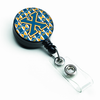 Football Retractable Badge Reel - CJ1077-XBR