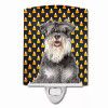 Candy Corn Halloween Dog Art Portrait Ceramic Night Light - KJ1213CNL