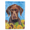 Dog in Summer Flowers Flag Garden Size - SC9053GF