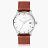 "POIPET" MENS LEATHER BAND WATCH