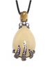 Yellow Jade Drop, Pendants, 925 Sterling Silver