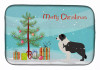 Christmas Tree and Dog on Dish Drying Mat - S000213B001695P115598V009