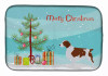Christmas Tree and Dog on Dish Drying Mat - S000213B001695P115598V050