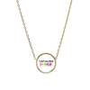 LGBTQ Pride Reversible Inspirational Charm Necklace - PinkBox3-9287