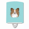 Checkerboard Design with Dog Ceramic Night Light - S000213B001695P098890V000