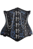 Top Drawer Steel Boned Underbust Corset with Chains and Clasps - S002060B002447P000864V012 Top Drawer Steel Boned Underbust Corset with Chains and Clasps - S002060B002447P000864V012