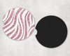 Zebra Stripes|Car Coaster Set