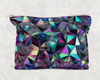 Iridescent  Printed Canvas Zipper Bag