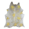 ACID WASHED HAIR ON COWHIDE DISTRESSED YELLOW - CPDDIYEL2A-00130412