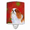 Snowflakes Holiday Dog Art Ceramic Night Light - SS4714CNL