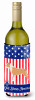 American Flag and Dog Wine Bottle Hugger - S000213B001695P072621V000